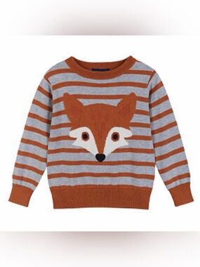 Andy & Evan Graphic Fox Sweater Size 7